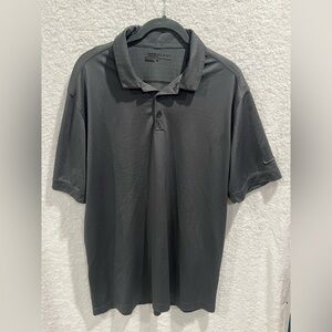 Nike Golf Standard Fit Gray Polo - Large